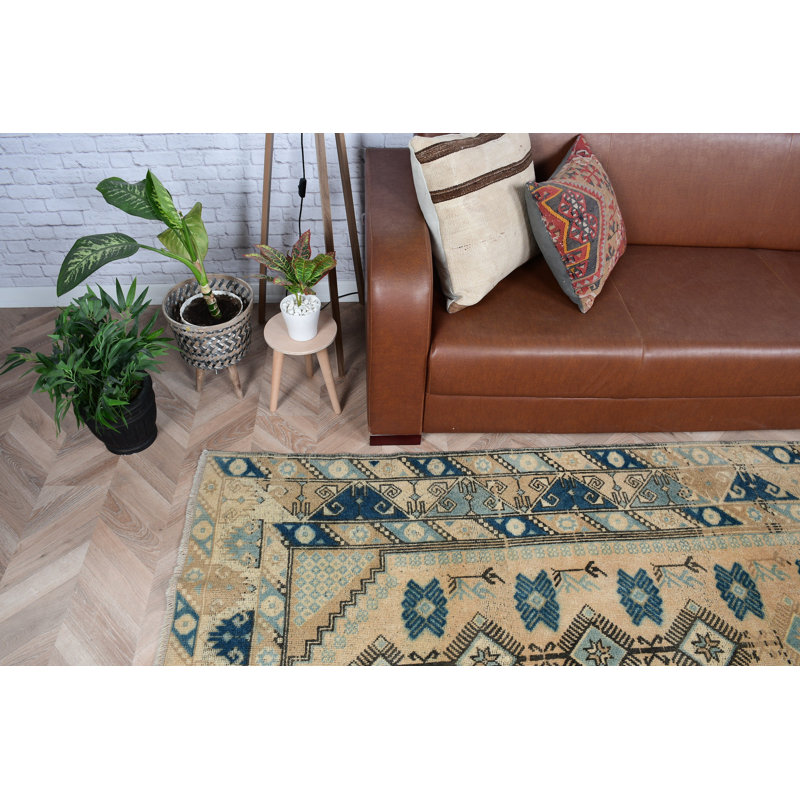 Grand tapis kilim turc de style anatolien rétro pour le salon et la décoration boho
