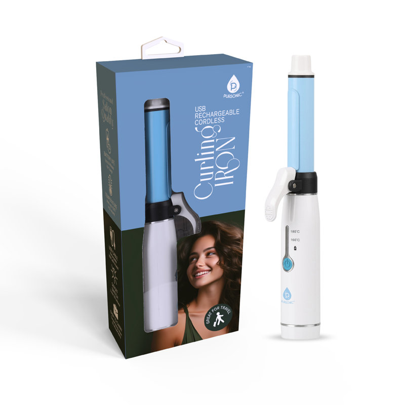  Fer à friser portable rechargeable sans fil