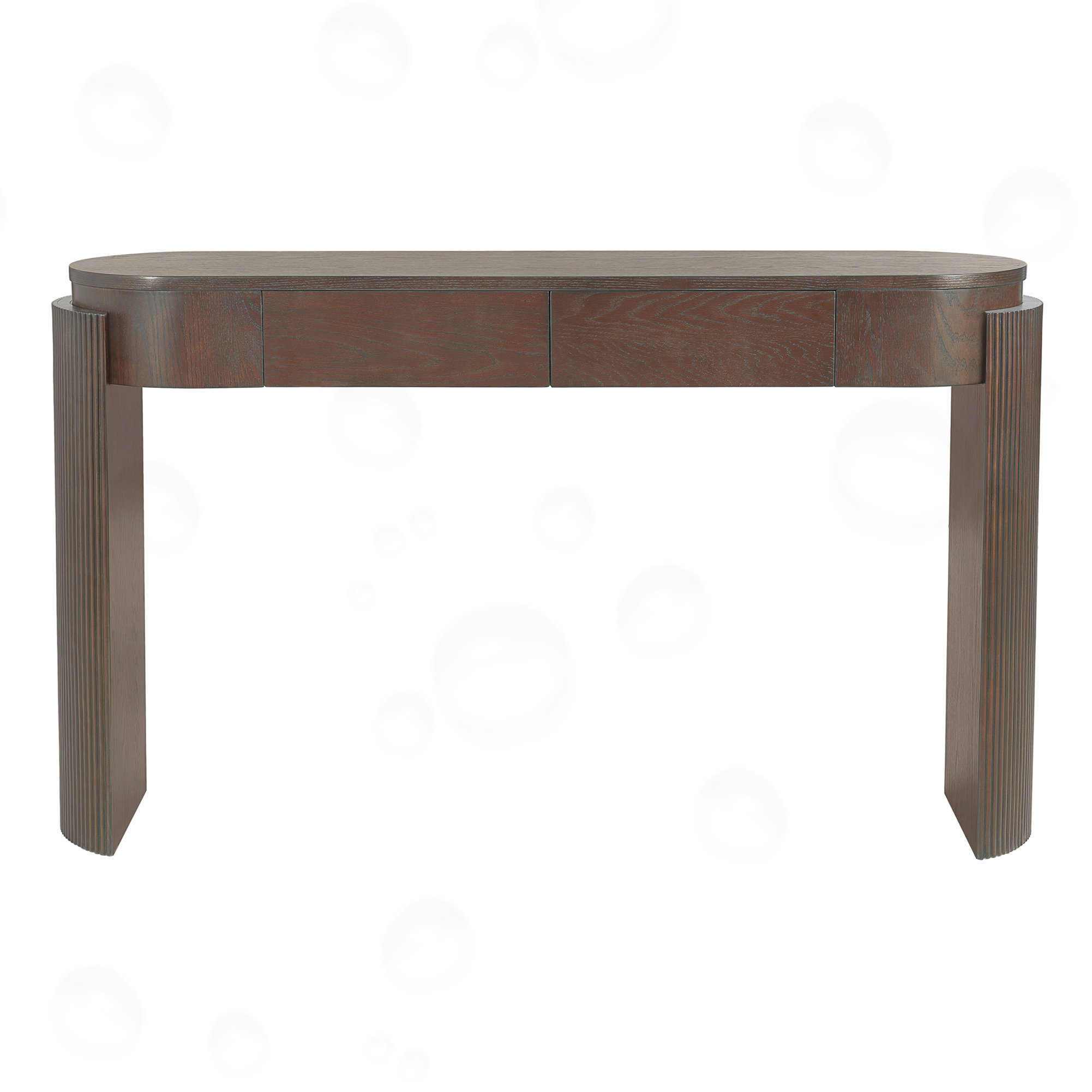 George Oliver Console Table With Oval Top And 2 Drawers | Wayfair
