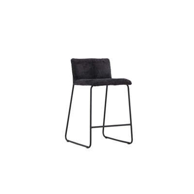 Seresa Upholstered Counter Stool with Metal Frame
