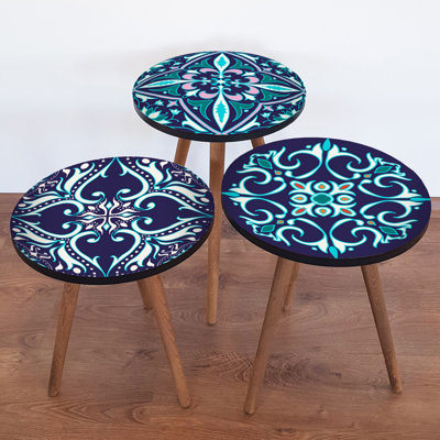 Tables gigognes 3 pieds Andreasen