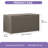 Quartey 100 Gallons Water Resistant Resin Lockable Deck Box-57482571