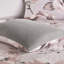 Édredon double / grand - imprimé floral avec envers en microfibre et lavable à la machine 3 pièces en mauve, coton imprimé bleu / rembourrage 100% style
