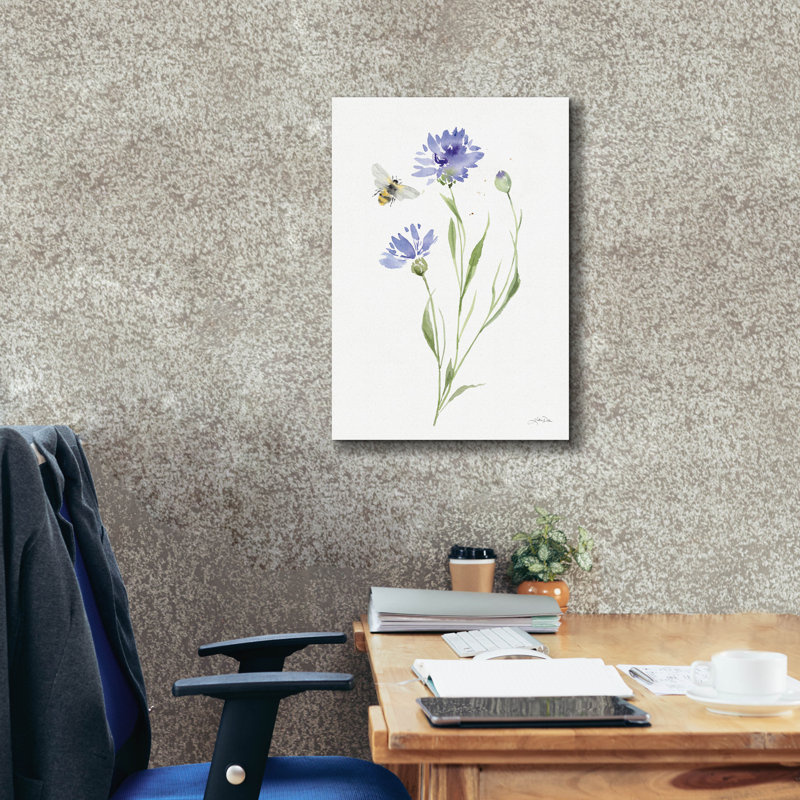 Art mural sur toile Winston Porter «Wild For Wildflowers 3» par Katrina Pete, H 26 po x l 18 po x P 0,75 po