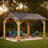 12 pi. L 10 pi. D Pavillon de jardin en bois massif