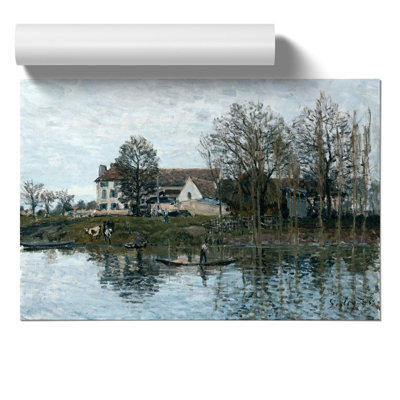 The Seine At Port Marly by Alfred Sisley - No Frame Painting