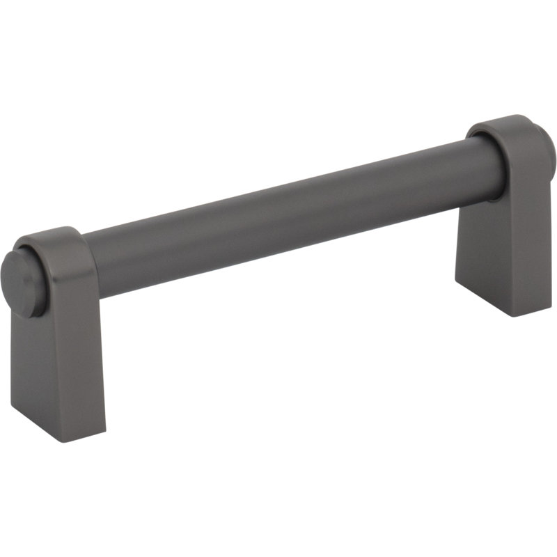 Lawrence Bar Pull, Ash Gray, 3 3/4" Center To Center