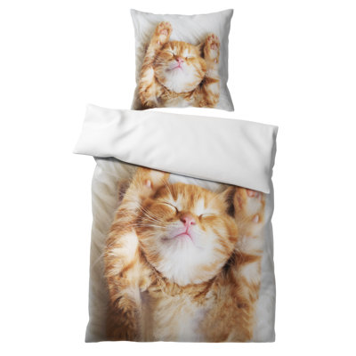 Cotton No Pattern Duvet Cover Set with Pillowcases