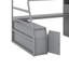 Lit mezzanine double avec tiroirs, tablettes et bureau-1410064273