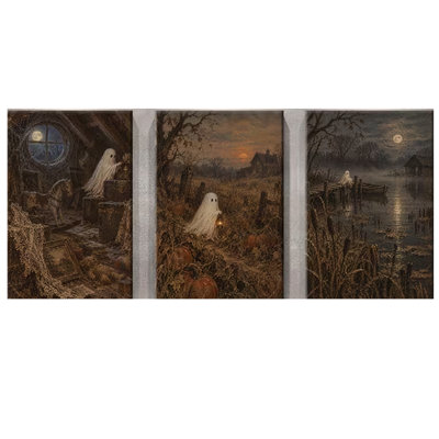 3 Piece Wrapped Canvas Wall Art