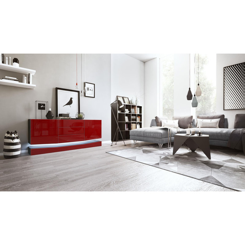 Mccool 178cm Sideboard, Burgundy