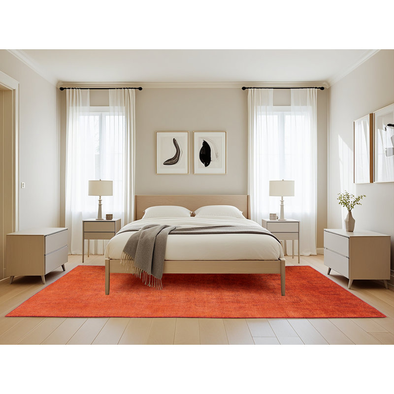 Naim Damask Indoor Rug, Rectangle 5' x 8'
