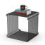 Table d'appoint simple carrée rétro pour le salon-892337483-882975786