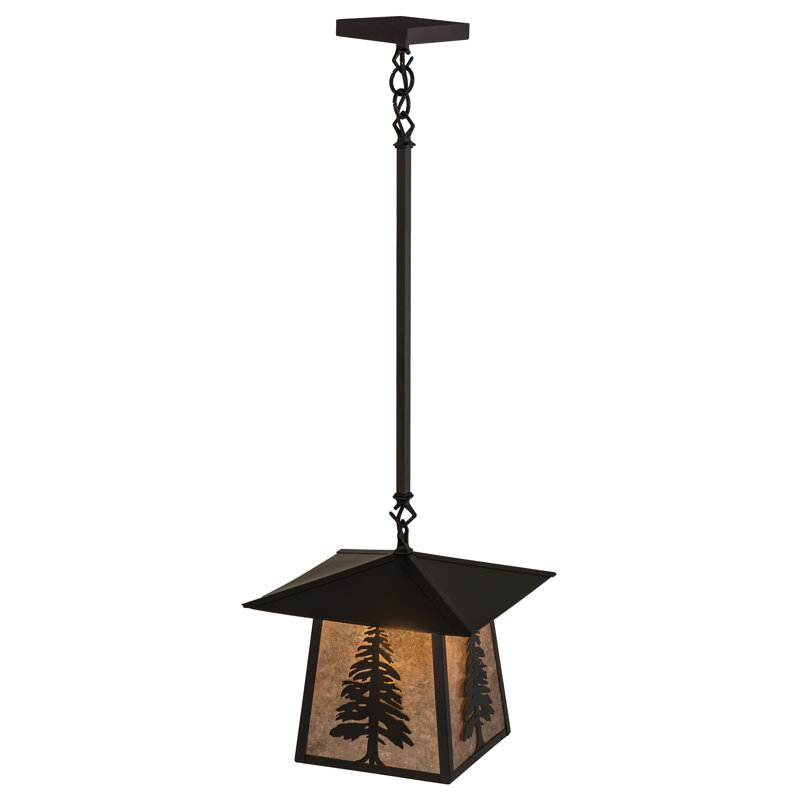 Luminaire suspendu géométrique 1 lumières lanterne Owego