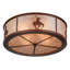 Rustic Lodge 4 - Light Flush Mount