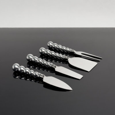 Bucholz 4 Piece Stainless Steel Wood Stainless Steel Spreader Set