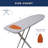 Ironing Board with Extra Thick Cover, Height Adjustable, Easy Storage with Smart Hanger 13x43-111710105
