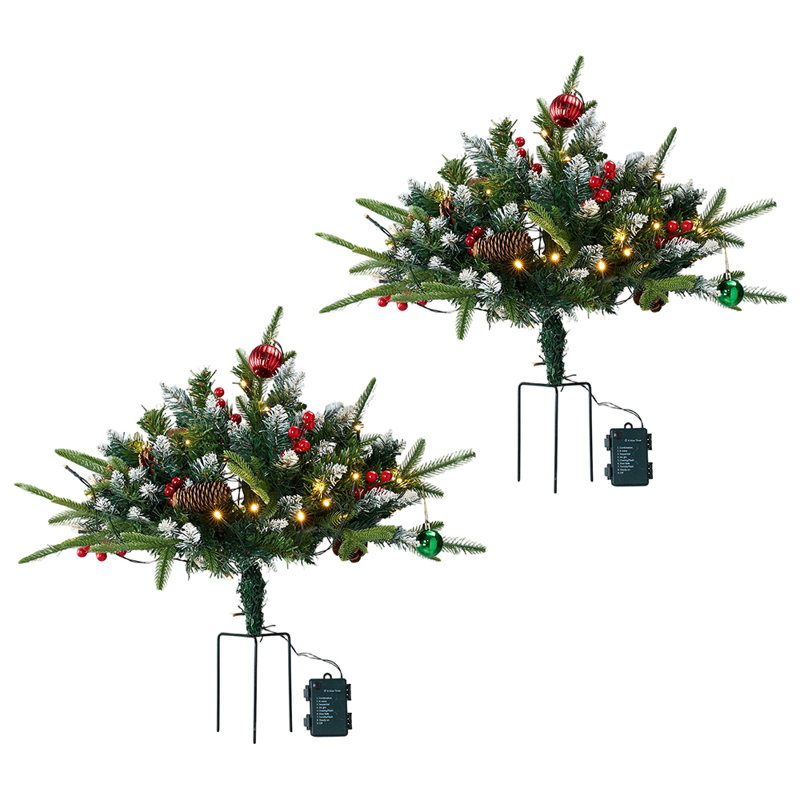 1.8' H Lighted Artificial Christmas Tree