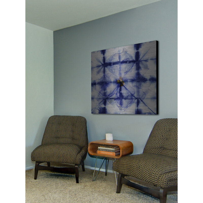 «Boxed In Blue» par Parvez Taj, impression, H 32 po x l 32 po x P 1,5 po
