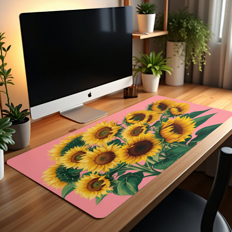 Polyester Desk Pad, 14.4x12.1
