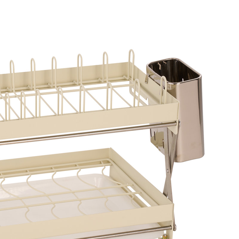 Countertop Dish Rack, Satin Nickel