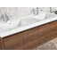 Ensemble de meuble-lavabo mural double 60 po Bern-101300752