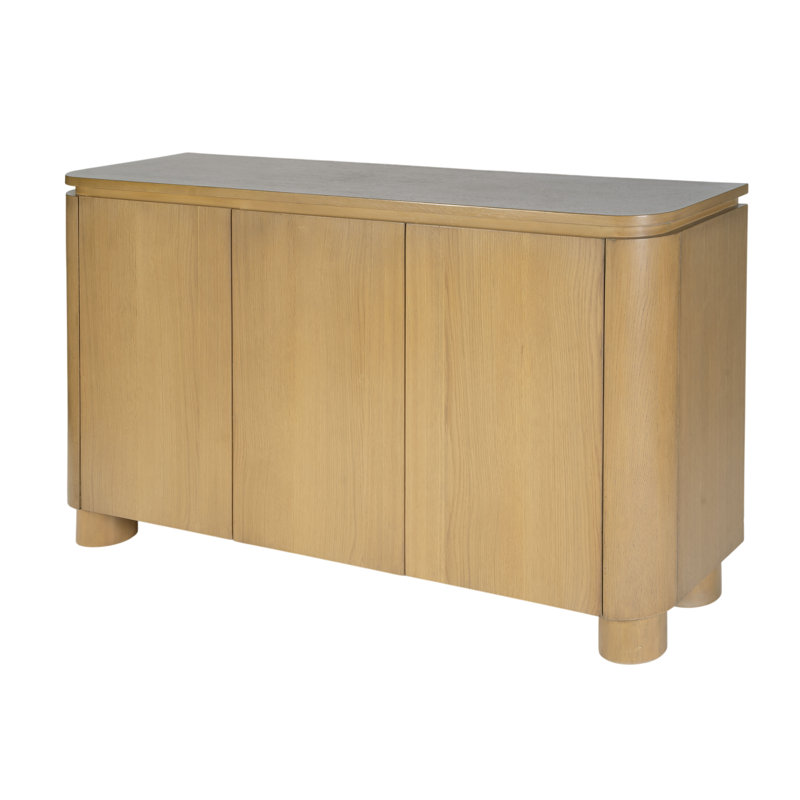 Buffet rectangulaire en bois avec rangement Mari