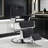 26.7" Width Heavy Duty Reclining Barber Chair, Adjustable Swivel Salon Chair, Faux Leather-1523940033