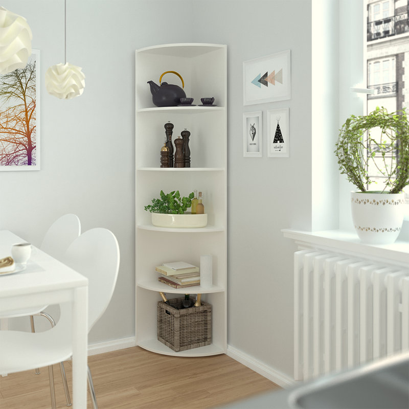 Birender Corner Bookcase