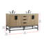 Ensemble de meuble-lavabo double 60 po Eugene-323889363