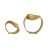 Decorative Objects for Home Decor – Twisted Hammered Ring Table Sculpture and Statues for Kitchen Decor, Coffee Table Decor, and Decorations for Living Room Shelf Display – Gold-111597225