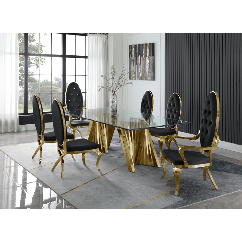 Ensemble repas, 7, Argent, Bleu sarcelle