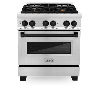 ZLINE Autograph 30" Legacy Dual Fuel Range w/ 4 Burners & Accents