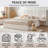 Wide Velvet Upholstered Gas Lift Storage Bed with Integrated Nightstands-206300169-206300183