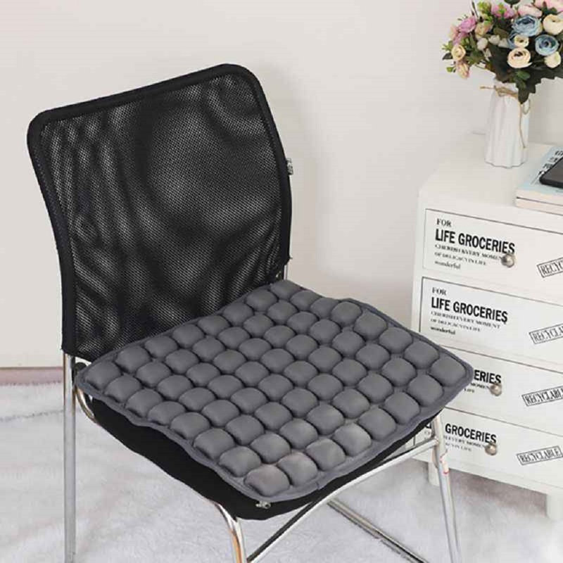 Coussin de chaise gonflable 5D, gris