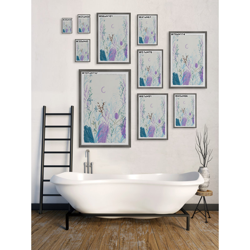 Purple Scenery by Marmont Hill - Single Picture Frame Painting, 30cm H x 20cm W x 3.81cm D