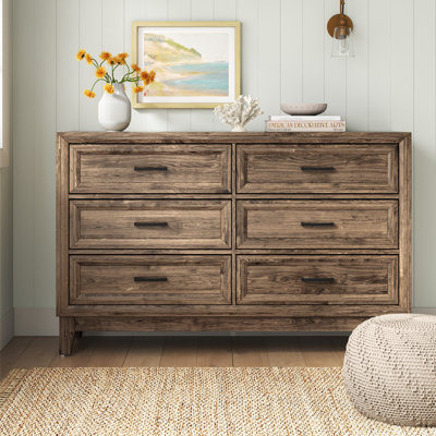 Commode double 6 tiroirs Anquenette