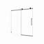 54 po x 76 po, une porte de douche fixe et une porte décalée, de grandes poulies de 70 mm en acier inoxydable 304 avec fonction de fermeture douce réglable, avec nettoyage facile et protection anti-déflagrante-123404510