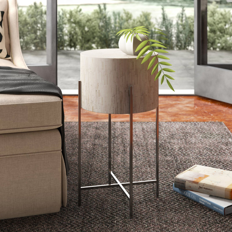 Bone End Table