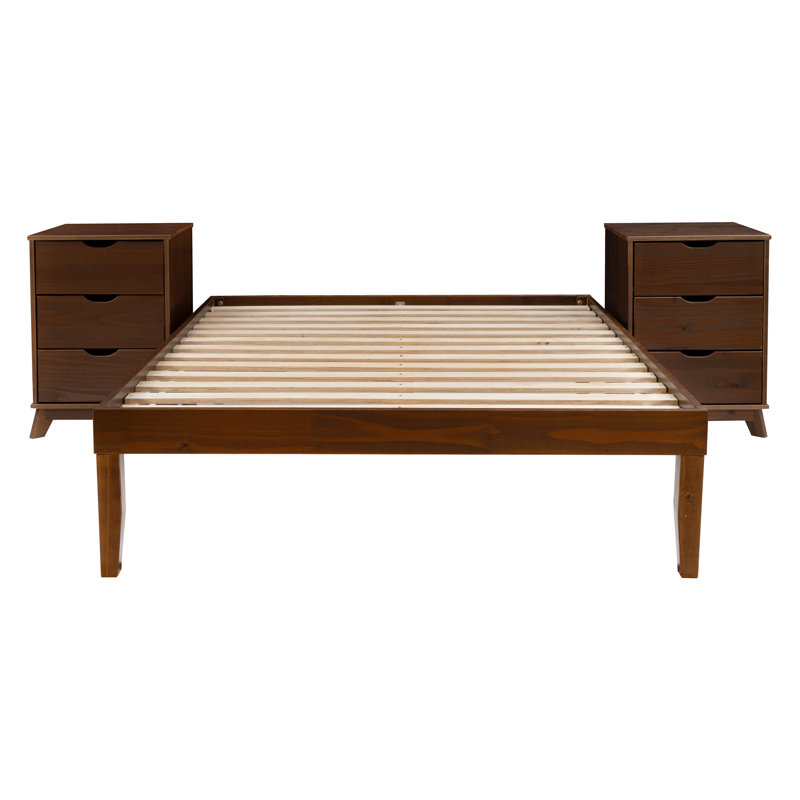 Marialana 3-Piece Bedroom Set, Full / Double, Walnut