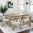 Eralyn 68.25" L Acacia Solid Wood Base Dining Table,dinning table,dining room table