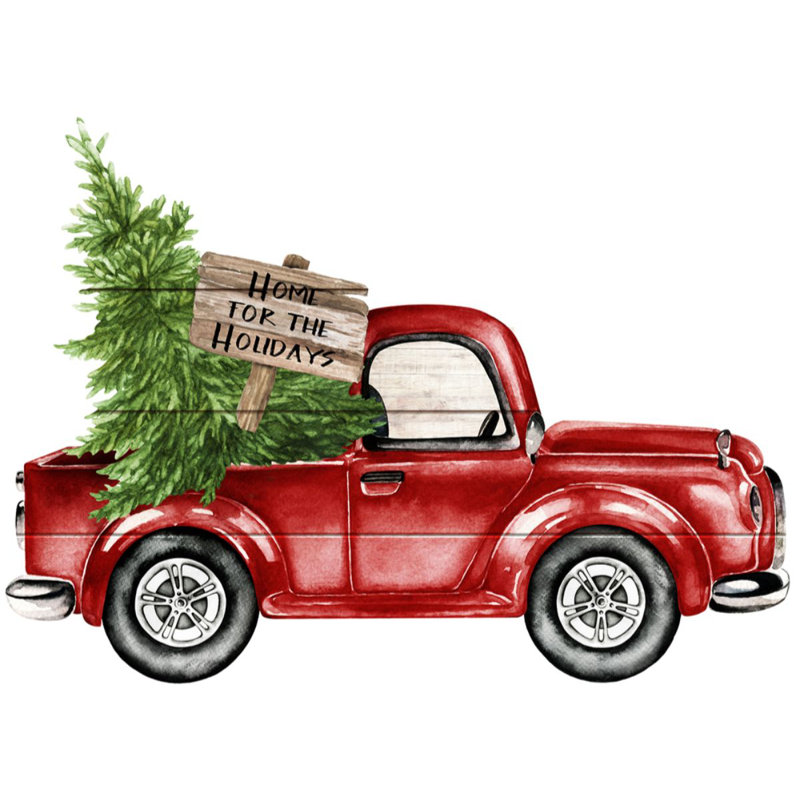 Maison pour les fêtes-accent décoratif de camion