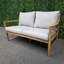 Outdoor Solid Wood Sofa with Cushions-1116482837