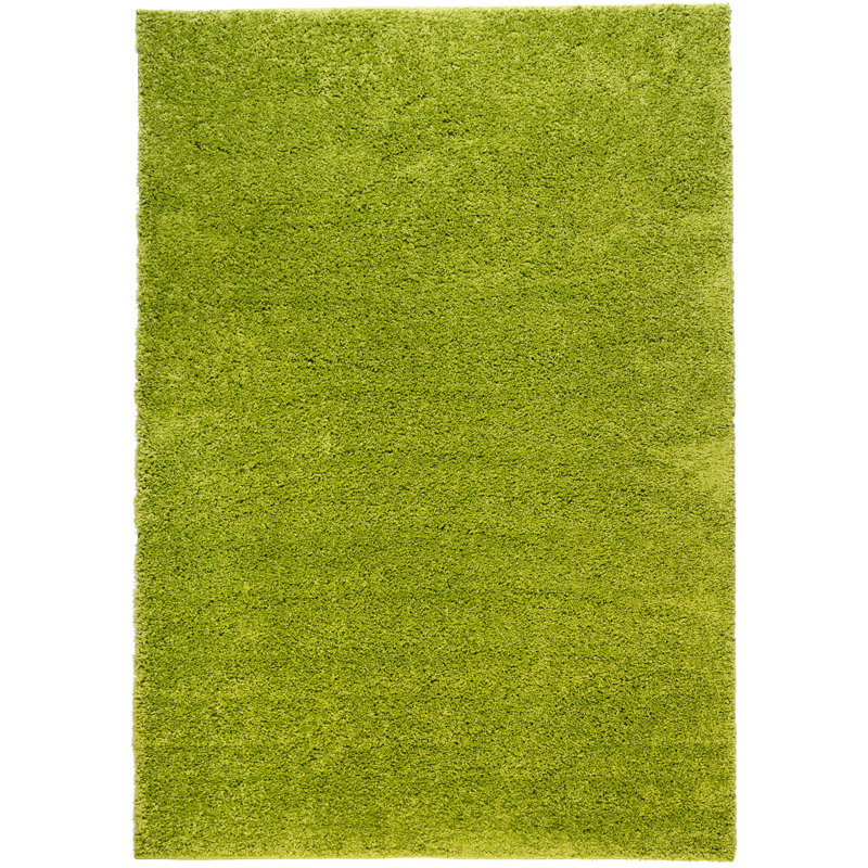 Alerte Solid Colour Shag Area Rug, Rectangle 100 x 155cm
