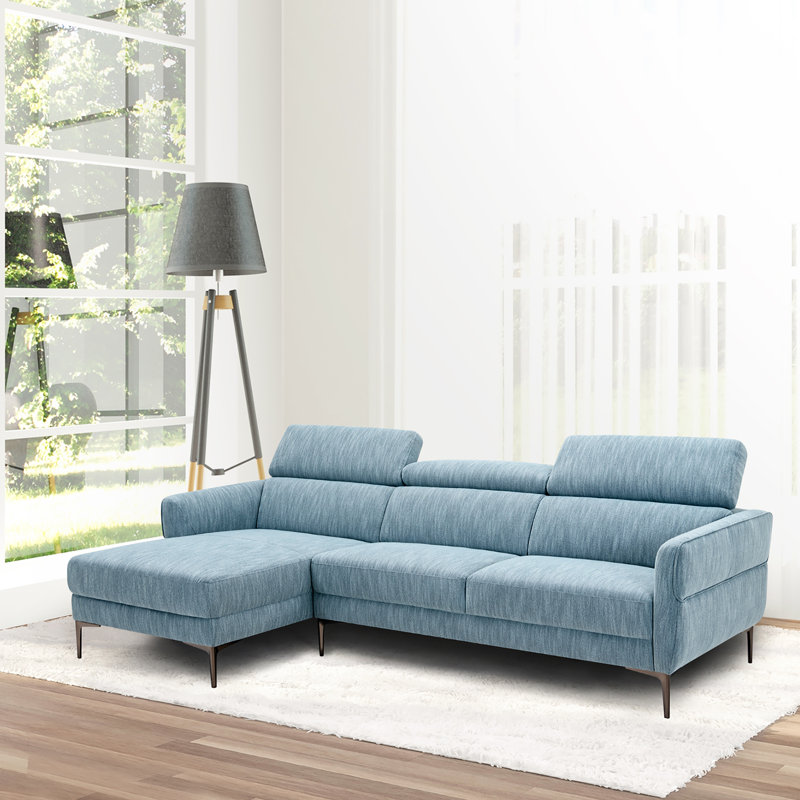 Upholstered L-Shaped Sectional Left Hand Facing