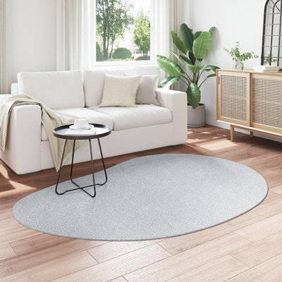 Area Rug Grey Non-Slip