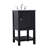 19'' Single Bathroom Vanity with Carrara Marble Top-603918273