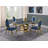 Hardnett Dellbrook White Marble Dining Set-115305039-115305027-115305026