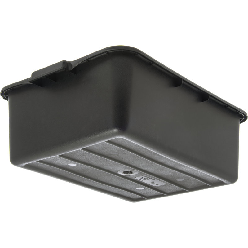 Carlisle Food Service Products Comfort Curve™ Polyethylene (HDPE) Decorative Bin, Black, 7" H x 15" W x 20" D