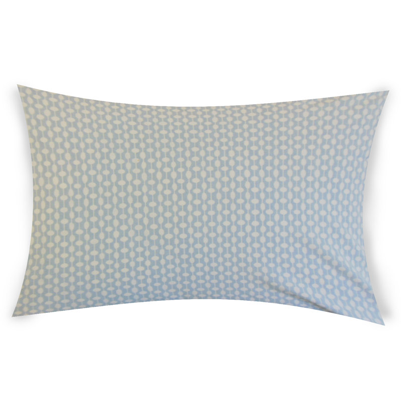  Housse et insert rectangulaires en coton, Bleu, 12 po x 24 po